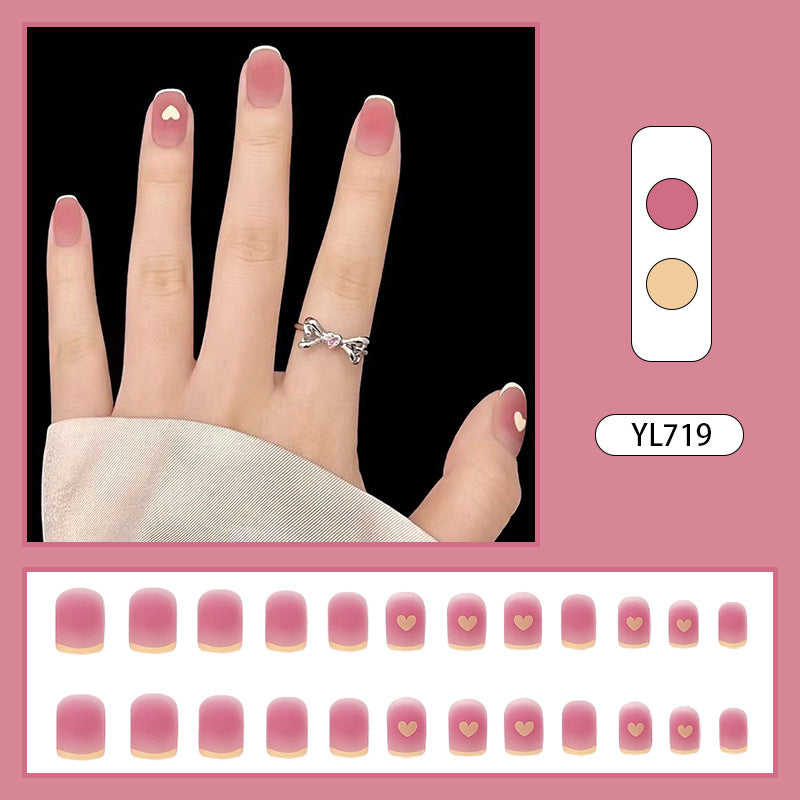 Creative nail designs with heart accent Kalsten