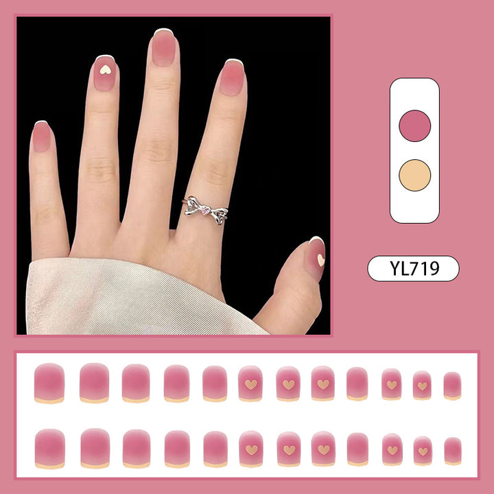 Creative nail designs with heart accent Kalsten