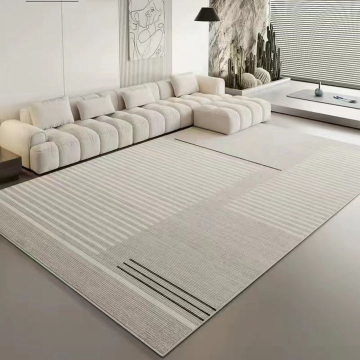 Modern Abstract Area Rug for Indoor Display
