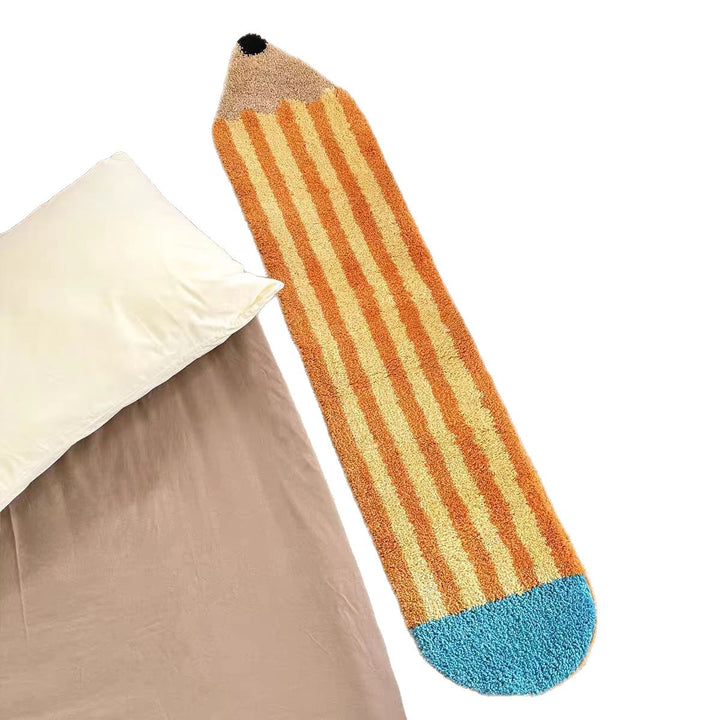 Pencil-Shaped Decorative Runner Mat Kalsten