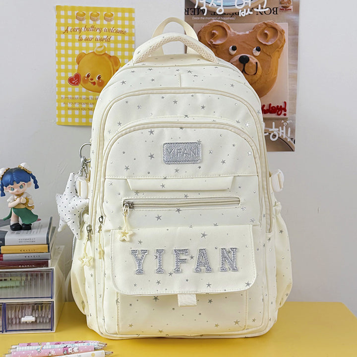 Fun Star-Embellished School Backpack Kalsten