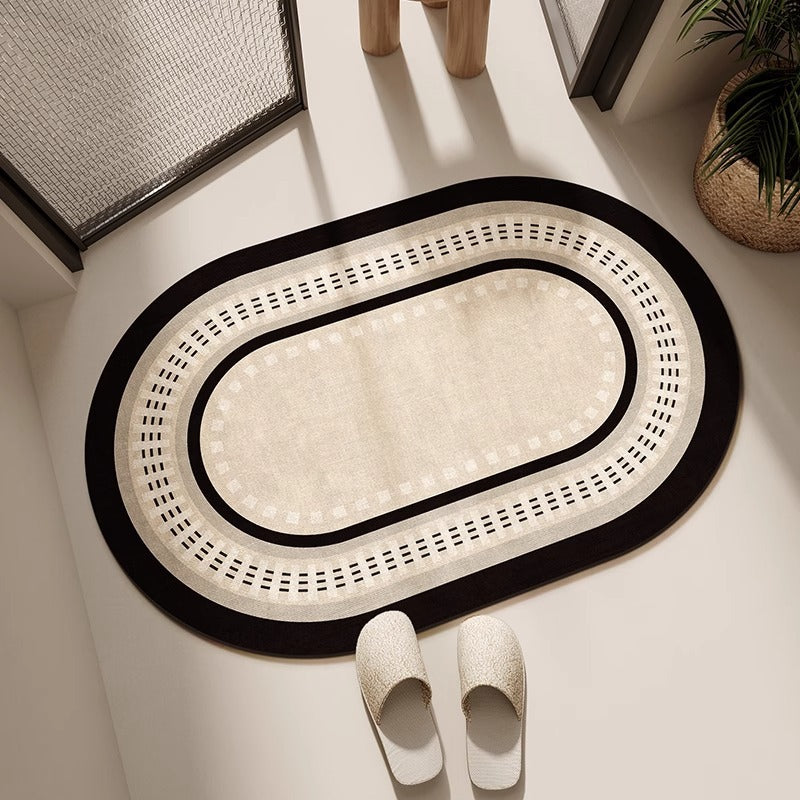 Luxurious Half-Moon Entry Mat for Home Entryway