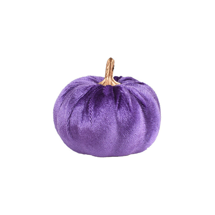Samet-Pumpkin decorative figure with decorative stem