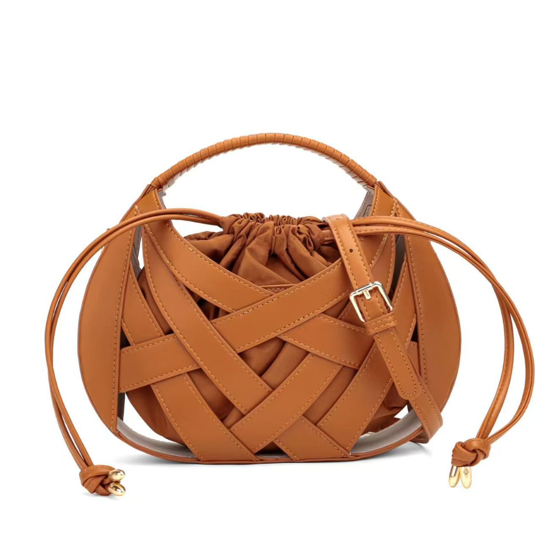 Chic Woven Handle Handbag Kalsten