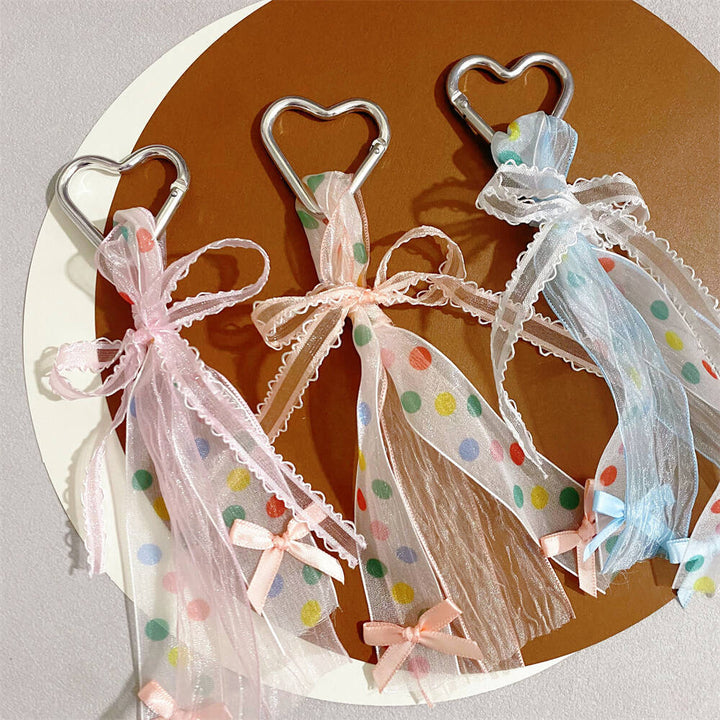 Decorative Heart-Shaped Keychain kalsten