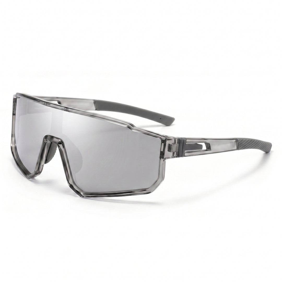 Women's sporty oversized shield sunglasses with UV400 protection, shatterproof polycarbonate lenses and non-slip temples Kalsten