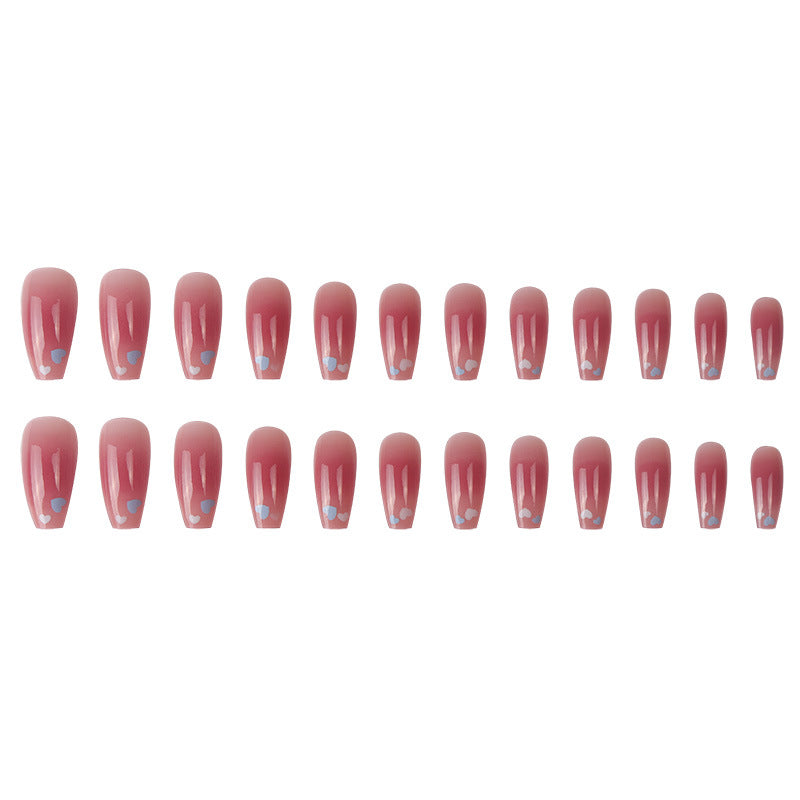 Artistic Heart-Designed Press-On Nails Kalsten
