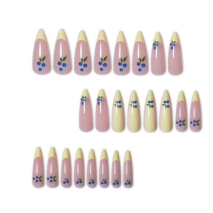 Elegant Artistic Stiletto Nail Art Extensions Kalsten