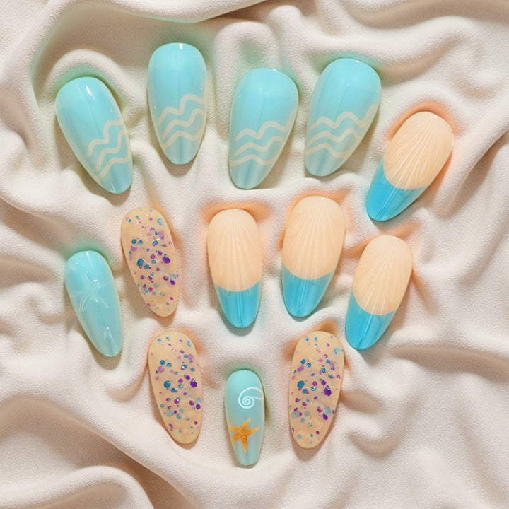 Creative artificial nails in maritime design Kalsten