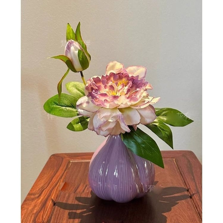 Lifelike Artificial Peony Arrangement
