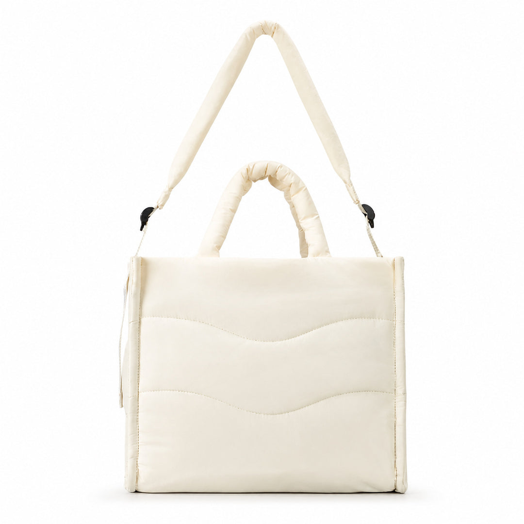 Structured Quilted Tote Bag