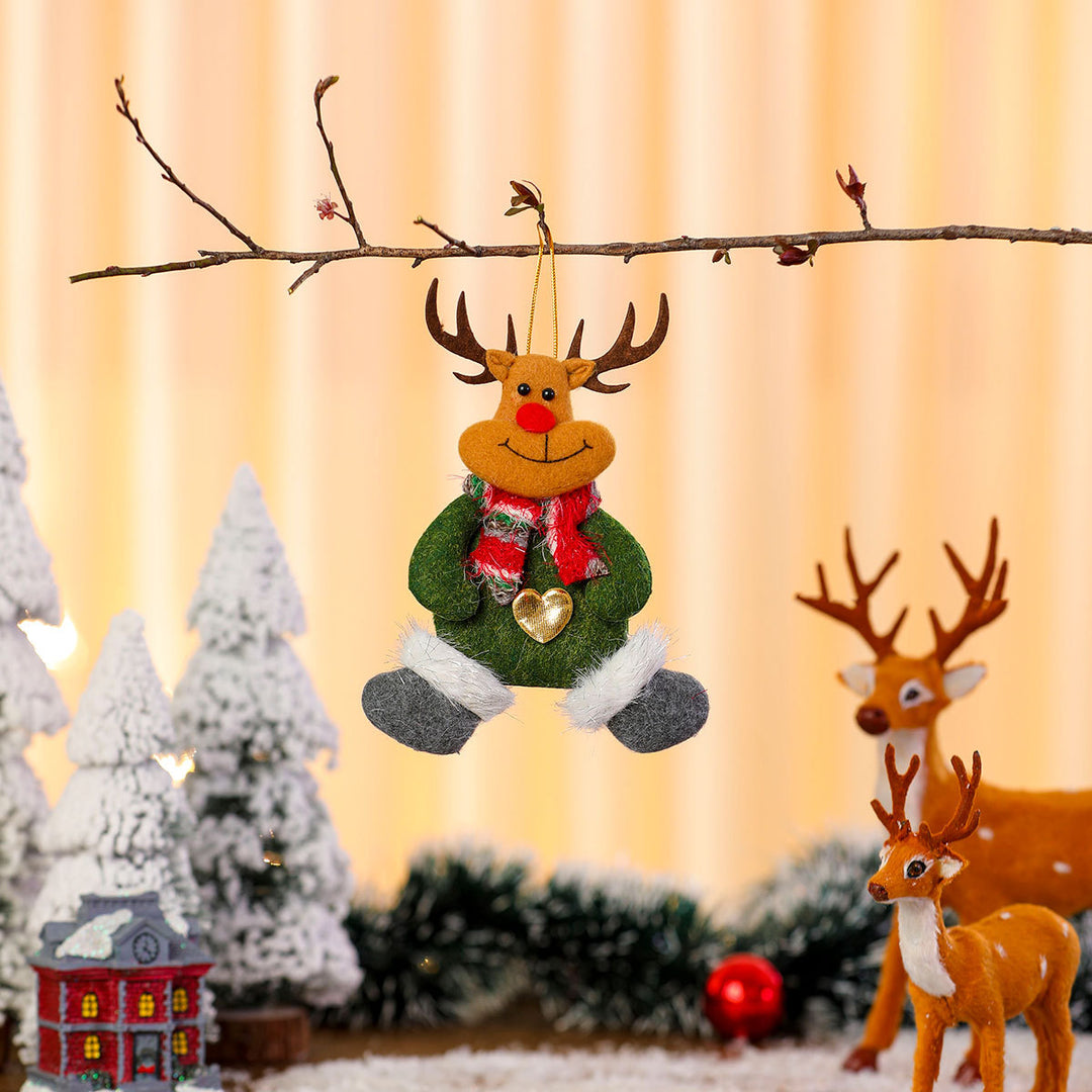 Decorative Plush Santa Ornament Kalsten