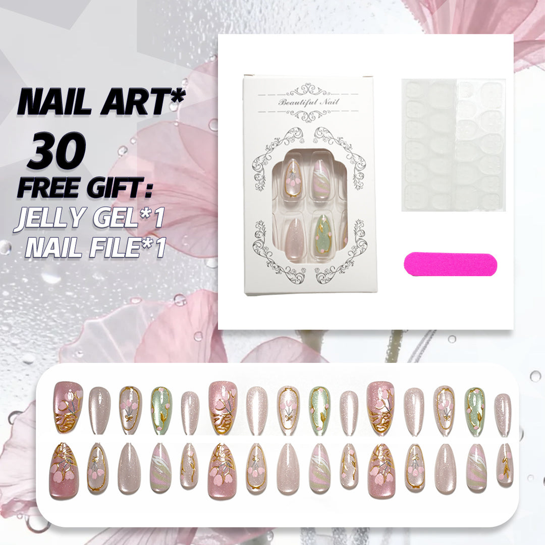 Premium Press-On Nail Art Set
