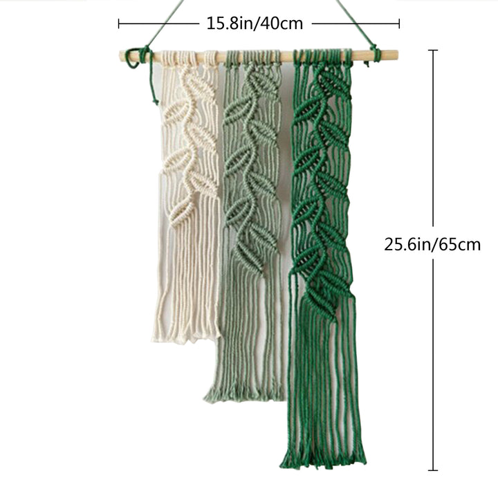 Leaf Pattern Macrame Wall Hanging Kalsten