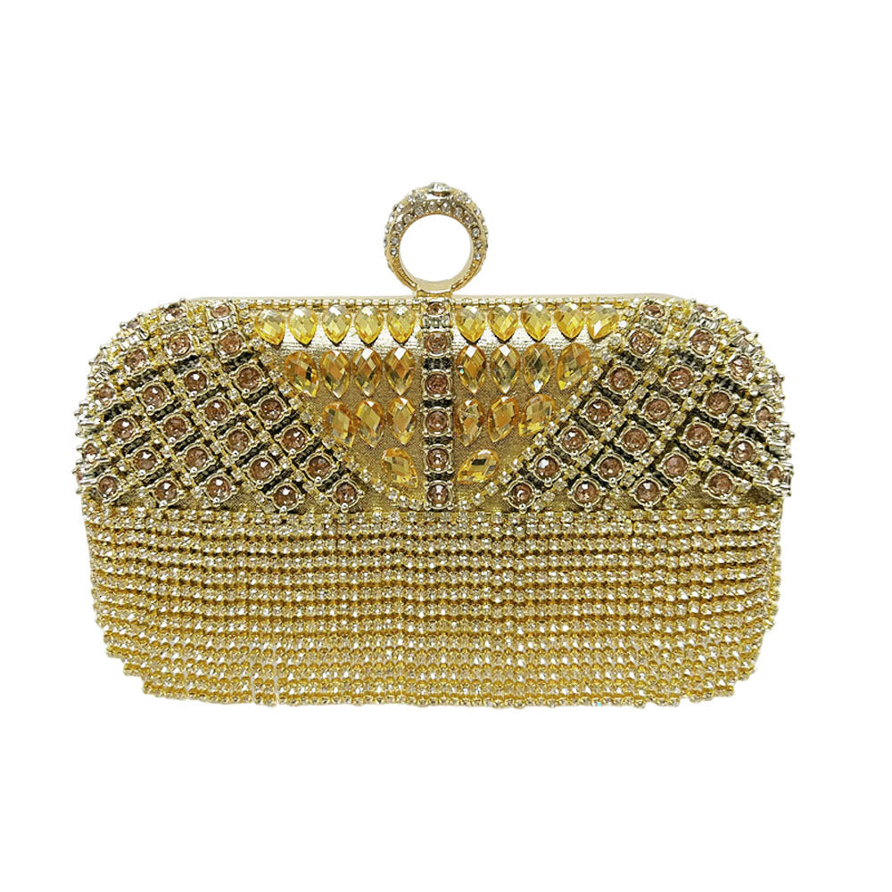 Crystal Fringe Evening Handbag