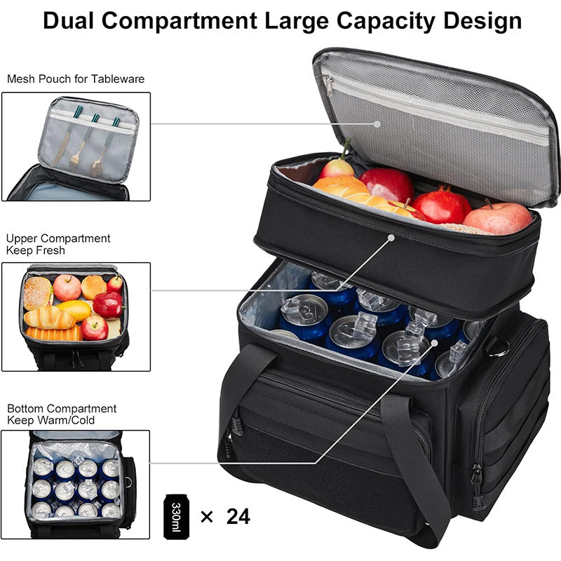 Multi-Compartment Insulated Cooler Bag Kalsten
