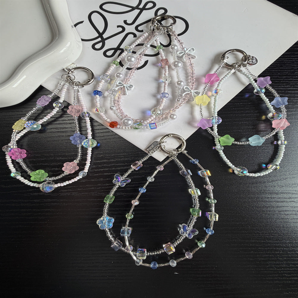 Playful Beaded Charm Keychain Kalsten