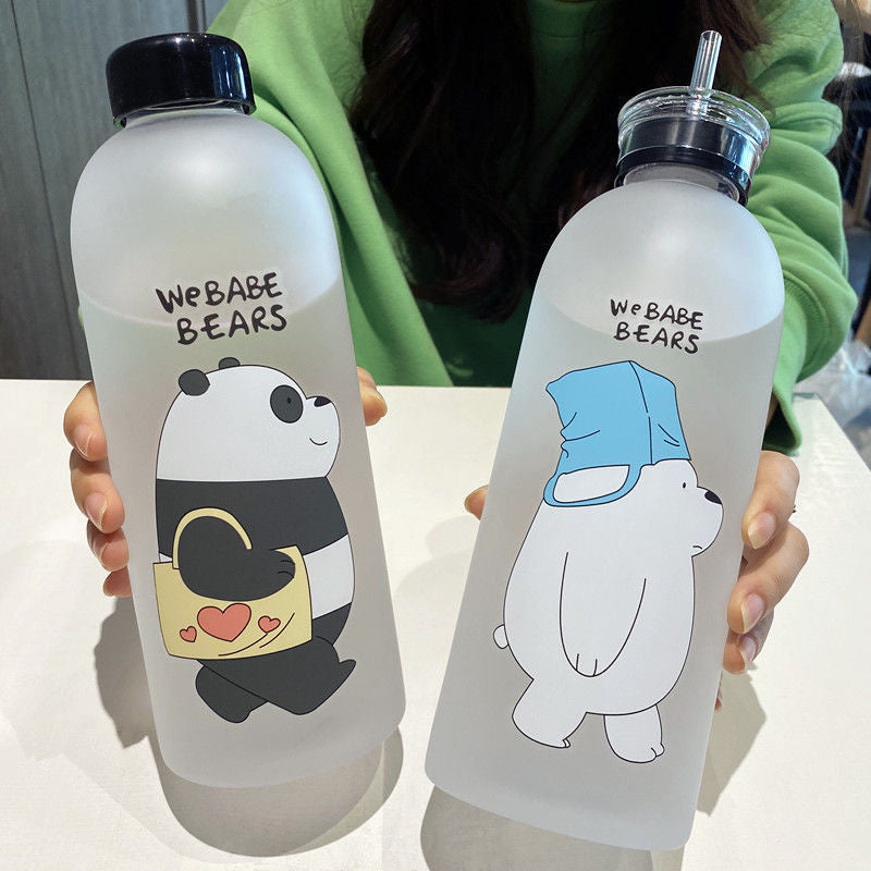 Ladies Motivational Water Bottle with Cheerful Christmas Design Kalsten