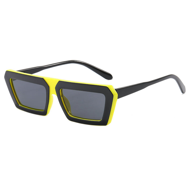 Women's fashionable sunglasses with a distinctive square frame and polarizing lenses Kalsten