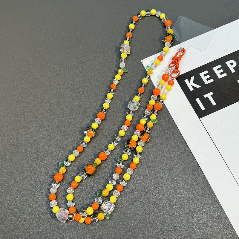 Artisan Beaded Charm Necklace Kalsten