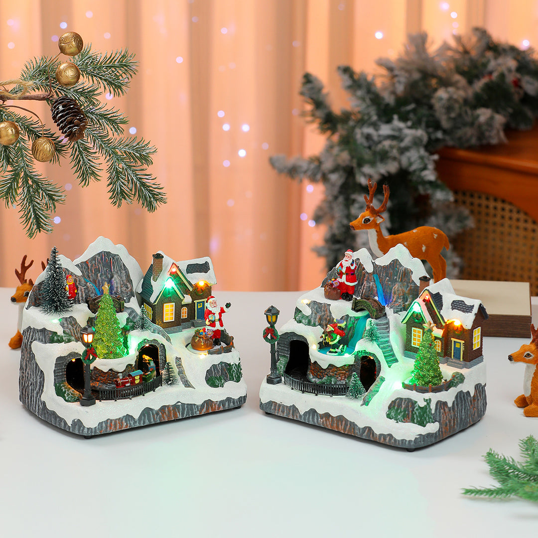 LED Illuminated Christmas Village Decoration Kalsten