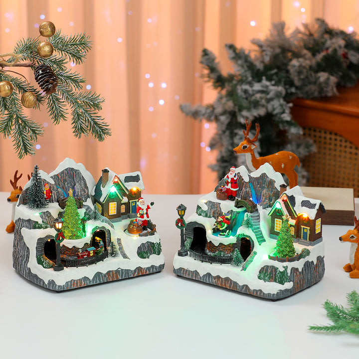 LED Illuminated Christmas Village Decoration Kalsten