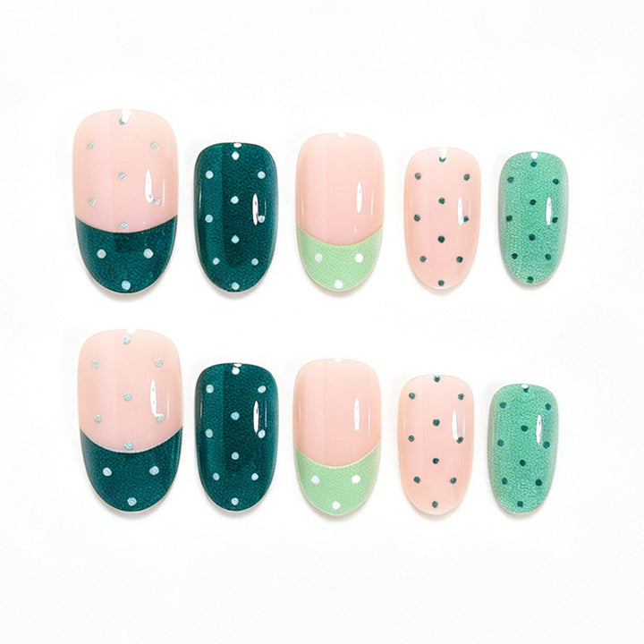 Playful Polka Dot Nail Wraps Kalsten
