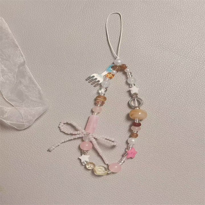 Artistic Beaded Charm Phone Strap Kalsten