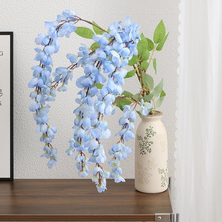 Artificial flower branch with elegant flowers
