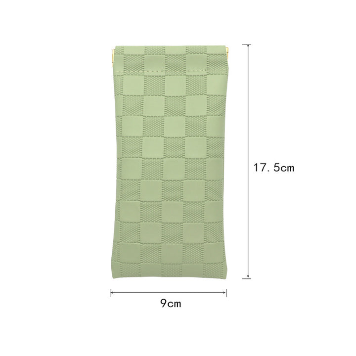Fashionable Checkered Pouch Kalsten