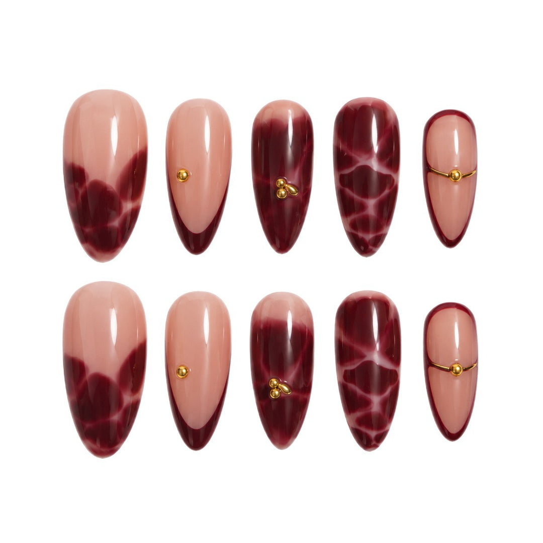 Artistic Floral Design Nail Enhancements