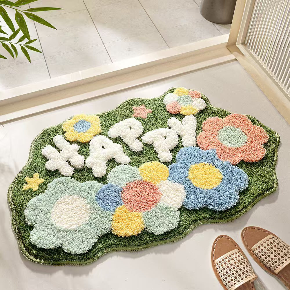 Floral-Themed Decorative Area Rug Kalsten