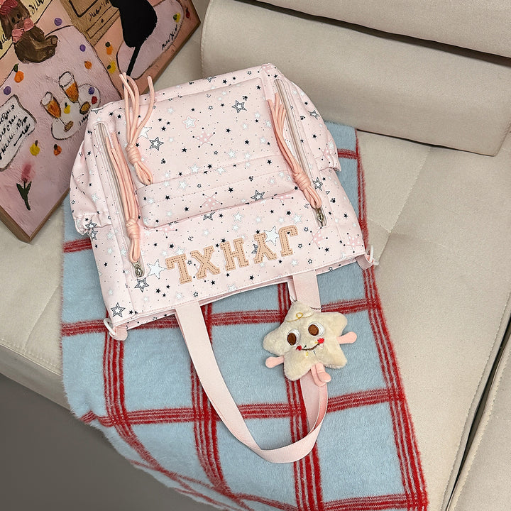 Stylish Star-Printed Backpack Kalsten 1791205378