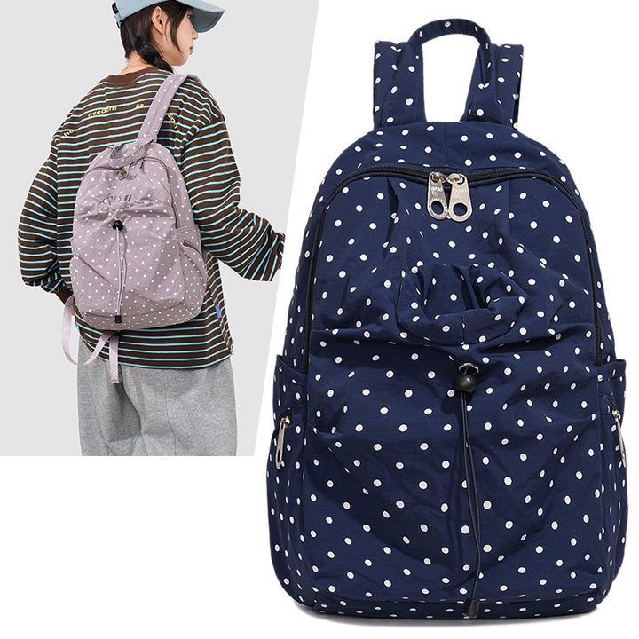 Polka Dot Design Backpack Kalsten