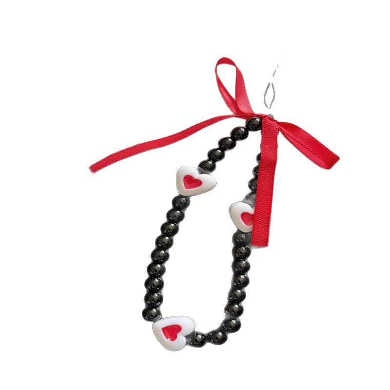 Heart-Themed Beaded Accessory Kalsten