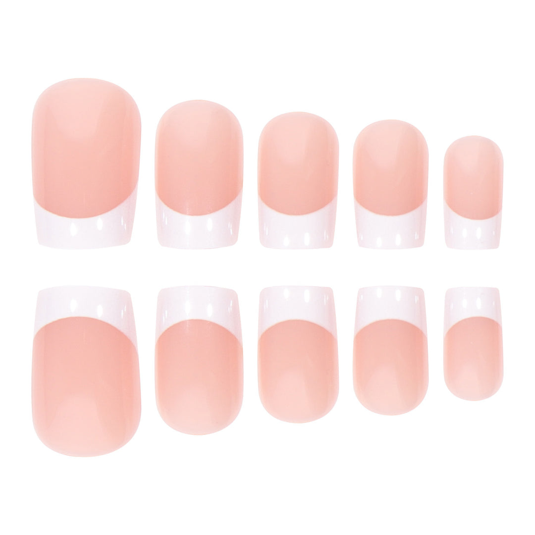 Classic French Tip Press-On Nails Kalsten 1789085679