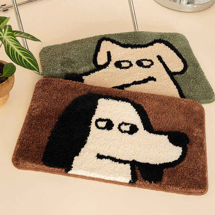 Cartoon Dog-Themed Area Rug Kalsten