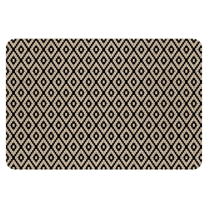 Geometric Pattern Bath Rug