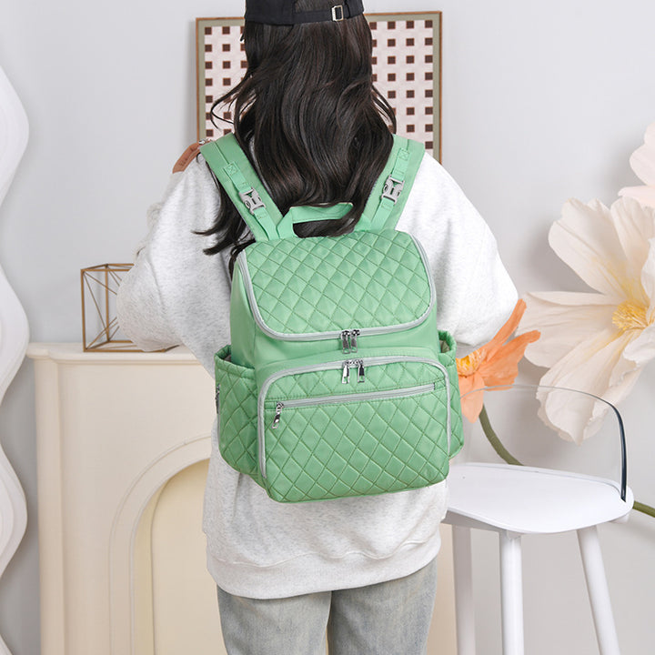 Quilted Multi-Functional Diaper Backpack Kalsten
