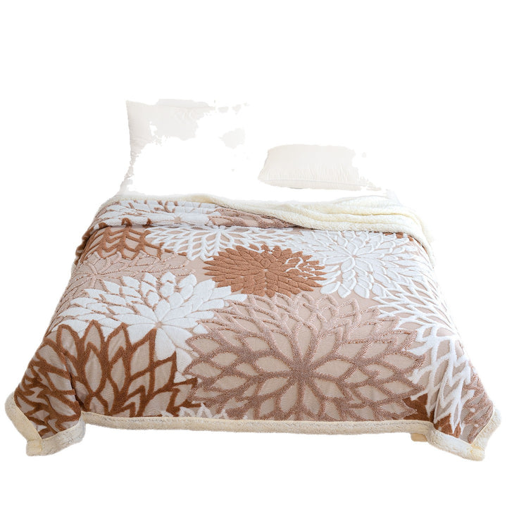 Ultra-Soft Textured Plush Throw Blanket