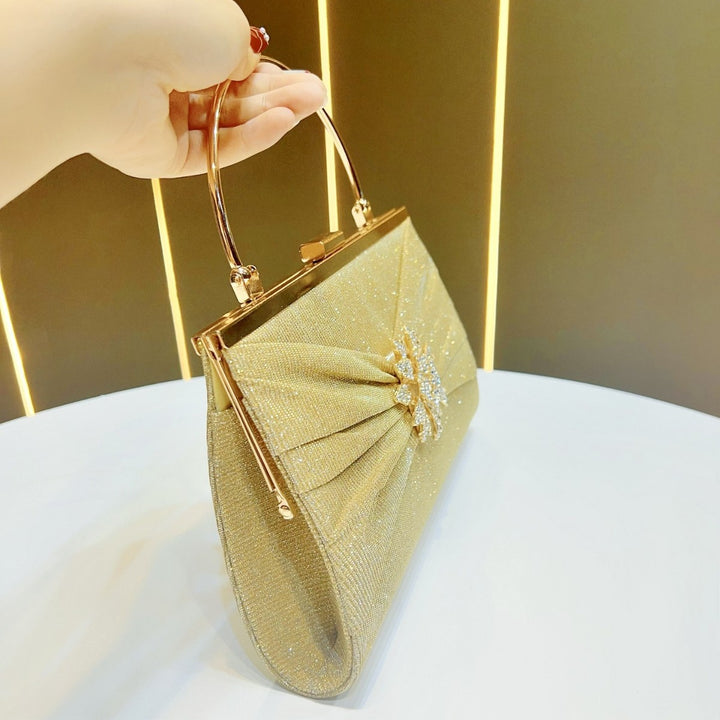 Glamorous Metallic Evening Handbag
