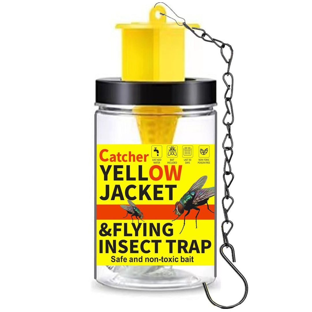 Hanging Refillable Wasp and Flying Insect Trap with Non-Toxic Bait Reservoir Kalsten