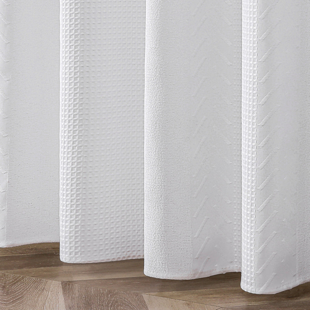 Textured Embossed Shower Curtain Kalsten