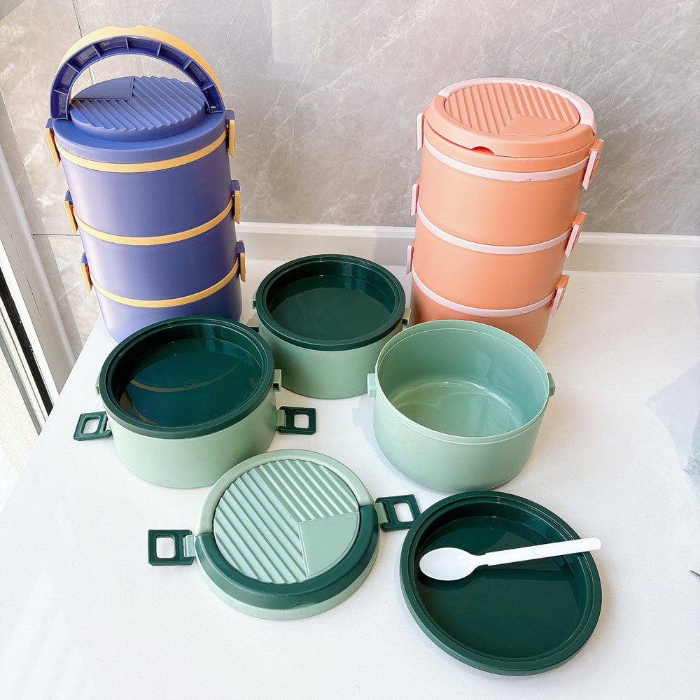 Stackable Multi-Compartment Food Storage