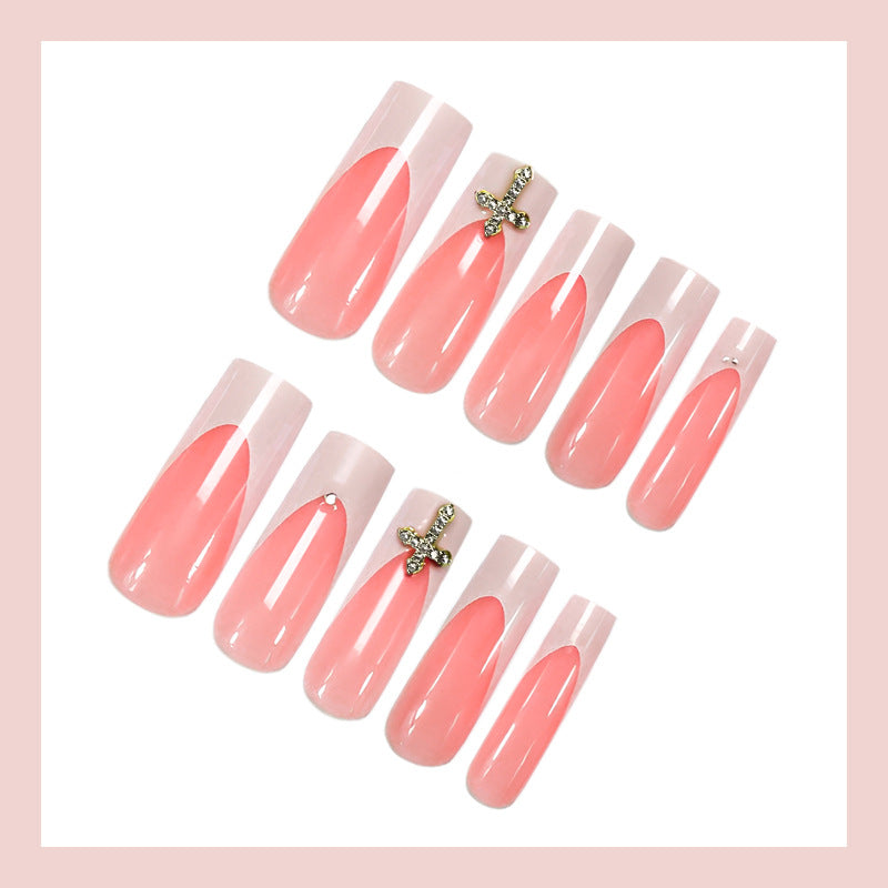 Acrylic nail set with elegant accents and glamorous designs Kalsten