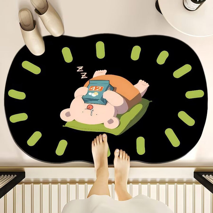 Cute Cartoon Bear Bath Mat Kalsten