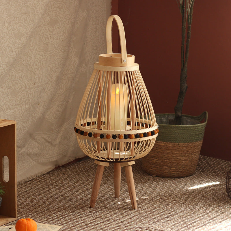 Handcrafted lantern made from natural materials Kalsten
