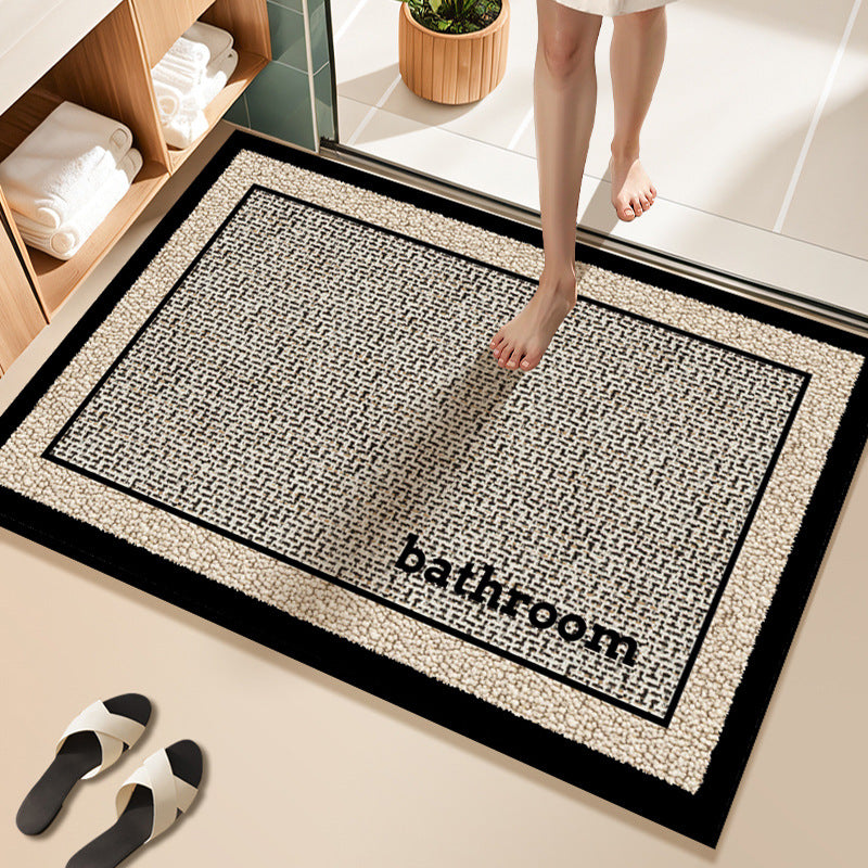 Soft Textured Bathroom Rug Kalsten