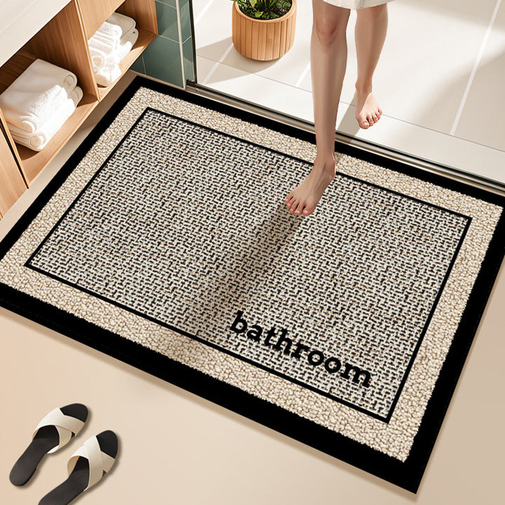 Soft Textured Bathroom Rug Kalsten