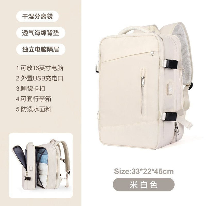 Multifunctional Laptop Backpack with USB Charging Port and Water-Repellent Material Kalsten